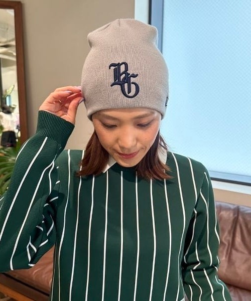 NEW ERA（ニューエラ）の「NEW ERA / 別注 ビーニー（ニットキャップ/ビーニー・メンズ・ネイビー/グレー・ONE SIZE）」の3枚目の写真