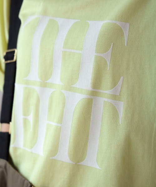 Bou Jeloud(ブージュルード)の「フロッキーロゴTシャツ(Tシャツ/カットソー・レディース・オフホワイト/ブラック/イエロー/オレンジ・FREE)」の6枚目の写真