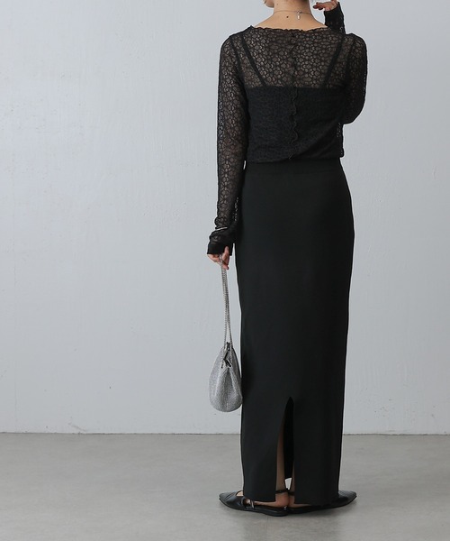 COLONY 2139(コロニートゥーワンスリーナイン)の「レースシアープルオーバー(その他トップス・レディース・オフホワイト/ブラック・FREE)」の21枚目の写真