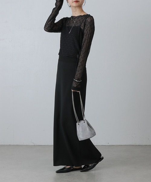 COLONY 2139(コロニートゥーワンスリーナイン)の「レースシアープルオーバー(その他トップス・レディース・オフホワイト/ブラック・FREE)」の22枚目の写真