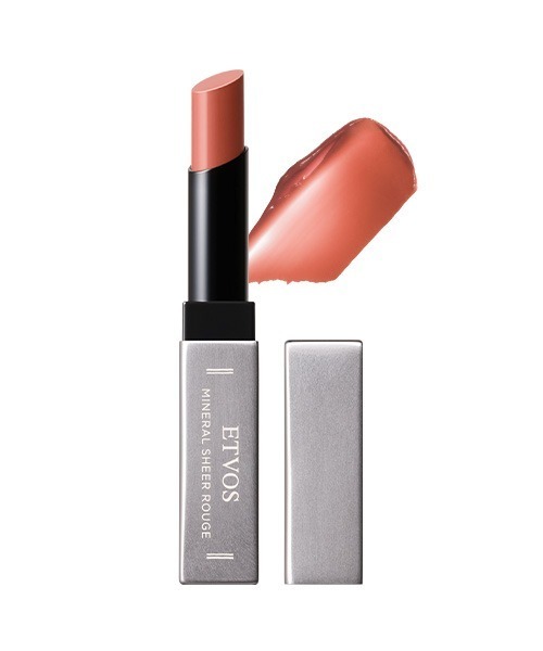 ETVOS（エトヴォス）の「ミネラルシアールージュ（口紅/リップティント/グロス・レディース・#ミエールベージュ/#ロージーフィグ/#レッドグラッセ/#ボストンピンク/#ラテベージュ/#オランジェペコ/#ガーリーピンク/#ブラウニープラム/#フローズンピンク/#フロッキーコーラル/#アプリコットチャーム/#チェリーチャーム・FREE）」の2枚目の写真