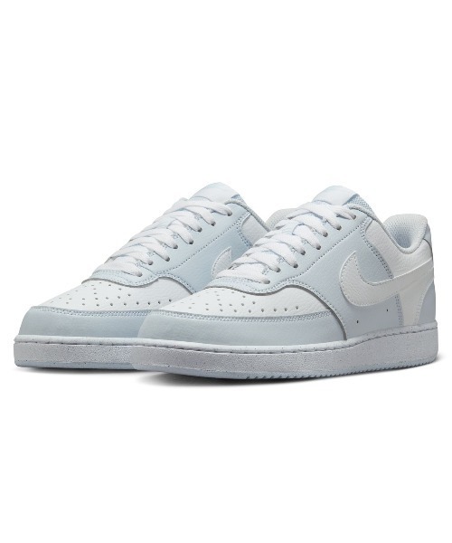 NIKE(ナイキ)の「ナイキ NIKE ナイキ コート ビジョン LO NN(スニーカー・レディース・ホワイト×ブルー・24.5cm/24.0cm/23.5cm/23.0cm/25.0cm)」の3枚目の写真