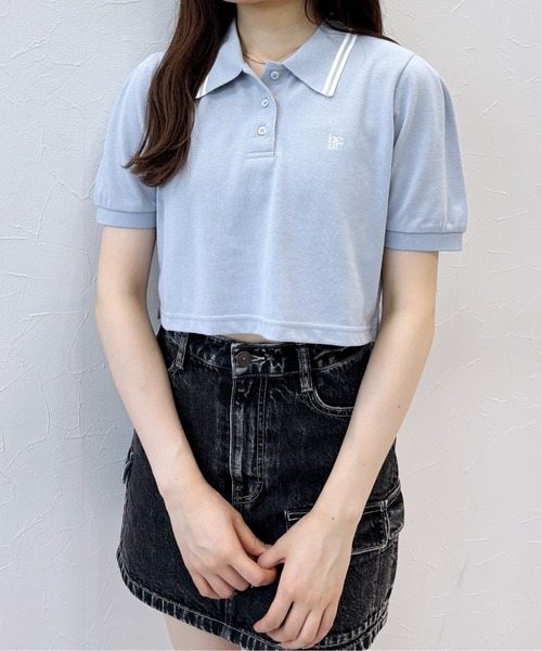 Heather（ヘザー）の「鹿の子刺繍ポロ 135755（ポロシャツ