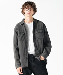 Levi's/リーバイス JACKSON ワーカーシャツ ブラック COSMO WASHED