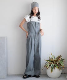 LOWRYS FARM | デニムベアサロペット　133580(サロペット/オーバーオール)