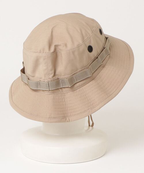 MILITARY（ミリタリー）の「U.S. MADE BOONIE HAT / ユーエス メイド ブーニ― ハット（ハット・メンズ・Beige/グリーン系カモフラージュ/ブラック/オリーブ・ONE SIZE）」の8枚目の写真