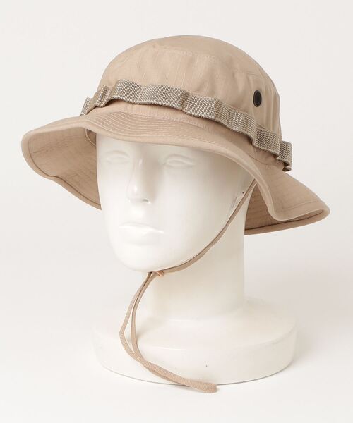 MILITARY（ミリタリー）の「U.S. MADE BOONIE HAT / ユーエス メイド ブーニ― ハット（ハット・メンズ・Beige/グリーン系カモフラージュ/ブラック/オリーブ・ONE SIZE）」の5枚目の写真