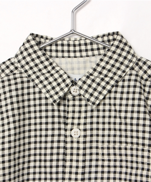 URBAN RESEARCH DOORS KIDS(アーバン リサーチ ドアーズ キッズ )の「FORK&SPOON ツイルプリントギンガムレギュラーシャツ(シャツ/ブラウス・キッズ・ブラック・135/105/120/90)」の7枚目の写真
