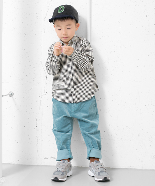 URBAN RESEARCH DOORS KIDS(アーバン リサーチ ドアーズ キッズ )の「FORK&SPOON ツイルプリントギンガムレギュラーシャツ(シャツ/ブラウス・キッズ・ブラック・135/105/120/90)」の5枚目の写真