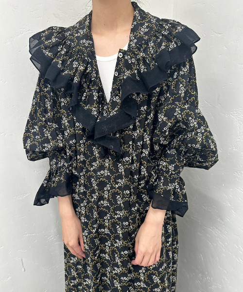 LULUvintage レースラッフルドレス EDIT. FOR LULU（エディットフォールル）の「LULUvintage レース