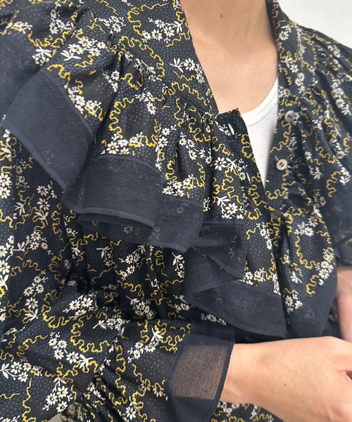 セール】LULUvintage レースラッフルドレス（ワンピース）｜EDIT. FOR