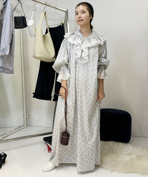 LULUvintage レースラッフルドレス セール】LULUvintage レースラッフルドレス（ワンピース）｜EDIT