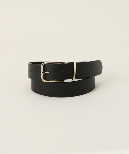 LEFIJE（レフィエ）の「LEFIJE/レフィエ スクエアバックルベルト（ベルト・レディース・ベージュ/ブラウン/ブラック・75）」の9枚目の写真