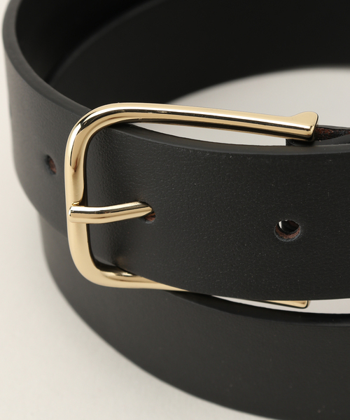 LEFIJE（レフィエ）の「LEFIJE/レフィエ スクエアバックルベルト（ベルト・レディース・ベージュ/ブラウン/ブラック・75）」の10枚目の写真