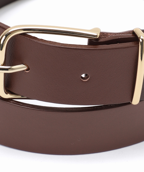 LEFIJE（レフィエ）の「LEFIJE/レフィエ スクエアバックルベルト（ベルト・レディース・ベージュ/ブラウン/ブラック・75）」の12枚目の写真