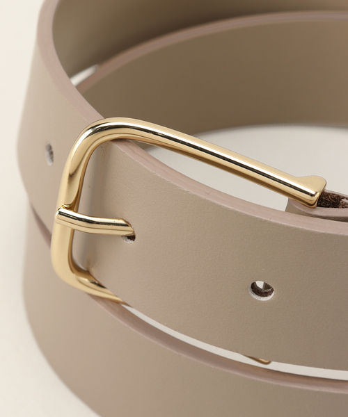 LEFIJE（レフィエ）の「LEFIJE/レフィエ スクエアバックルベルト（ベルト・レディース・ベージュ/ブラウン/ブラック・75）」の14枚目の写真