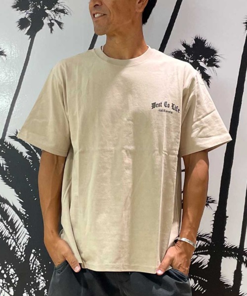 ムラサキスポーツ(ムラサキスポーツ)の「WEST CO LIFE/ウエストコライフ WCTシャツ【サーフギア】 MOWC24SM006(Tシャツ/カットソー・メンズ・ベージュ/ホワイト/ブラック・M/L)」の15枚目の写真