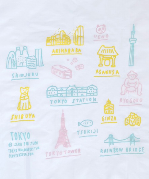 BAGGU(バグー)の「STANDARD BAGGU 551.TOKYO MAP ホワイト(エコバッグ/サブバッグ・レディース・ホワイト・FREE)」の3枚目の写真