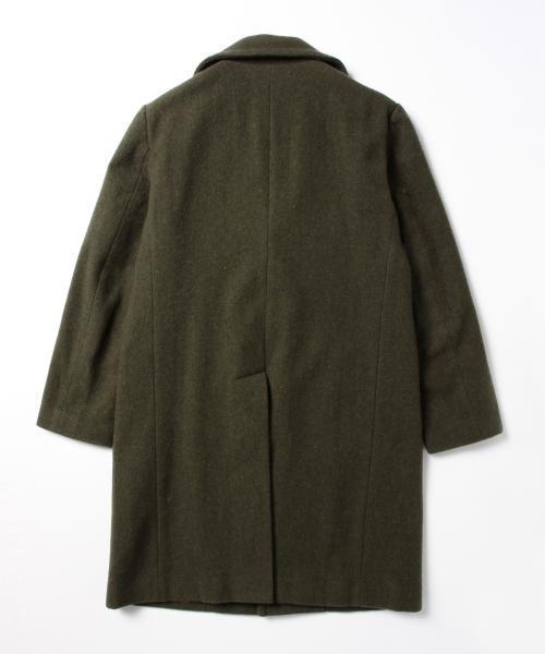 BEAMS BOY（ビームスボーイ）の「BEAMS BOY / モッサー チェスター COAT（チェスターコート・レディース・オリーブ/ネイビー・ONE SIZE）」の8枚目の写真