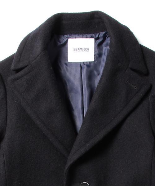 BEAMS BOY（ビームスボーイ）の「BEAMS BOY / モッサー チェスター COAT（チェスターコート・レディース・オリーブ/ネイビー・ONE SIZE）」の13枚目の写真
