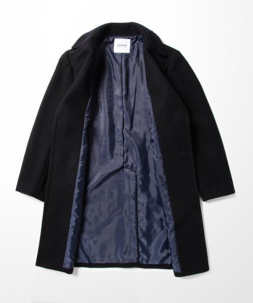 BEAMS BOY（ビームスボーイ）の「BEAMS BOY / モッサー チェスター COAT（チェスターコート・レディース・オリーブ/ネイビー・ONE SIZE）」の11枚目の写真