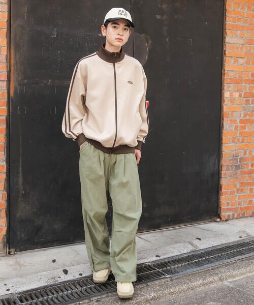 WEGO（ウィゴー）の「WEGO/ライントラックジャケット（ジャージ・メンズ・オフホワイト/ネイビー/ブラック/ベージュ・LARGE/MEDIUM/SMALL）」の18枚目の写真