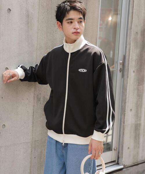 WEGO（ウィゴー）の「WEGO/ライントラックジャケット（ジャージ・メンズ・オフホワイト/ネイビー/ブラック/ベージュ・LARGE/MEDIUM/SMALL）」の12枚目の写真