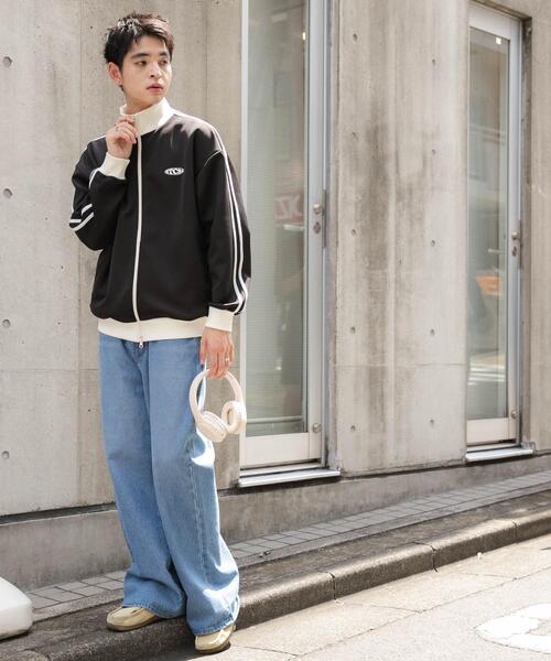 WEGO（ウィゴー）の「WEGO/ライントラックジャケット（ジャージ・メンズ・オフホワイト/ネイビー/ブラック/ベージュ・LARGE/MEDIUM/SMALL）」の14枚目の写真