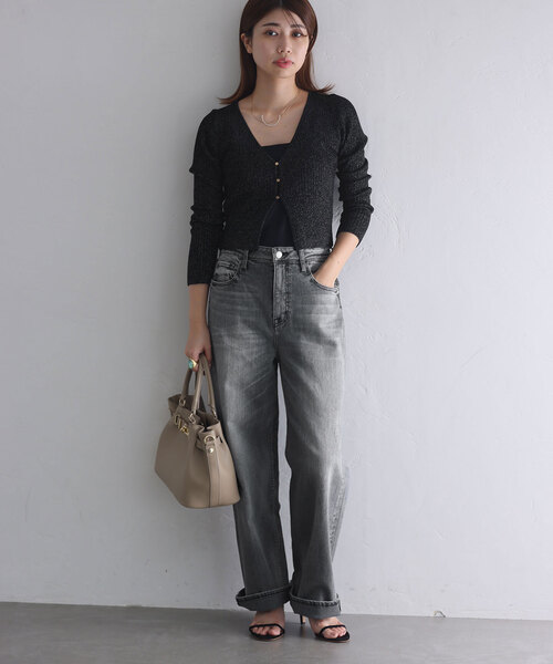 La TOTALITE(ラトータリテ)の「【Healthy denim/ヘルシーデニム】Pink Pepper(デニムパンツ・レディース・グレー/ブルー・22/23/24/25)」の3枚目の写真
