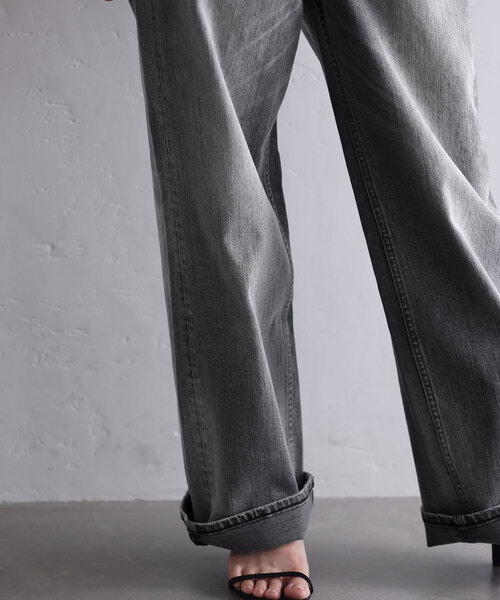 La TOTALITE(ラトータリテ)の「【Healthy denim/ヘルシーデニム】Pink Pepper(デニムパンツ・レディース・グレー/ブルー・22/23/24/25)」の7枚目の写真