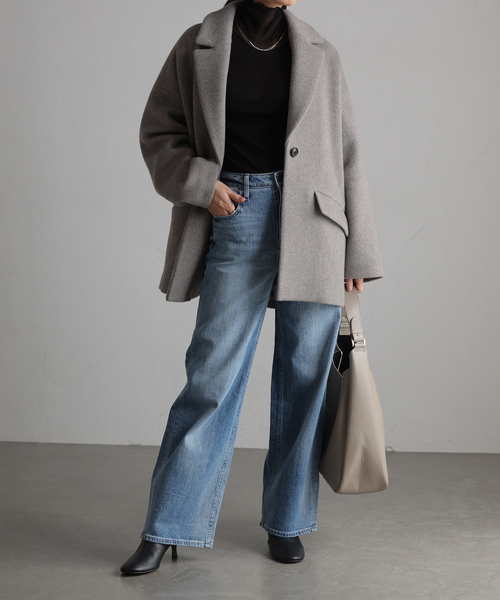 La TOTALITE(ラトータリテ)の「【Healthy denim/ヘルシーデニム】Pink Pepper(デニムパンツ・レディース・グレー/ブルー・22/23/24/25)」の8枚目の写真