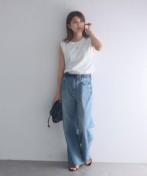 La TOTALITE(ラトータリテ)の「【Healthy denim/ヘルシーデニム】Pink Pepper(デニムパンツ・レディース・グレー/ブルー・22/23/24/25)」の12枚目の写真