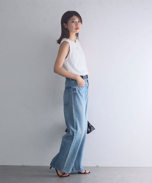 La TOTALITE(ラトータリテ)の「【Healthy denim/ヘルシーデニム】Pink Pepper(デニムパンツ・レディース・グレー/ブルー・22/23/24/25)」の13枚目の写真