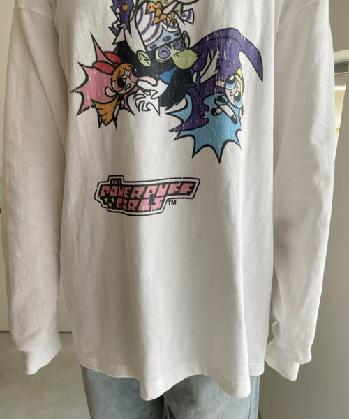 Ada.(エイダ)の「【パワーパフガールズ / POWERPUFF GIRLS】グラフィックデザイン ロンT(Tシャツ/カットソー・レディース・ブラック/ホワイト・FREE)」の19枚目の写真