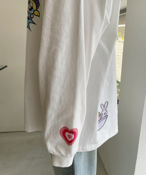 Ada.(エイダ)の「【パワーパフガールズ / POWERPUFF GIRLS】グラフィックデザイン ロンT(Tシャツ/カットソー・レディース・ブラック/ホワイト・FREE)」の20枚目の写真