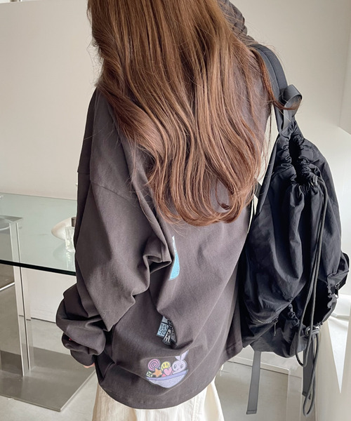 Ada.(エイダ)の「【パワーパフガールズ / POWERPUFF GIRLS】グラフィックデザイン ロンT(Tシャツ/カットソー・レディース・ブラック/ホワイト・FREE)」の15枚目の写真