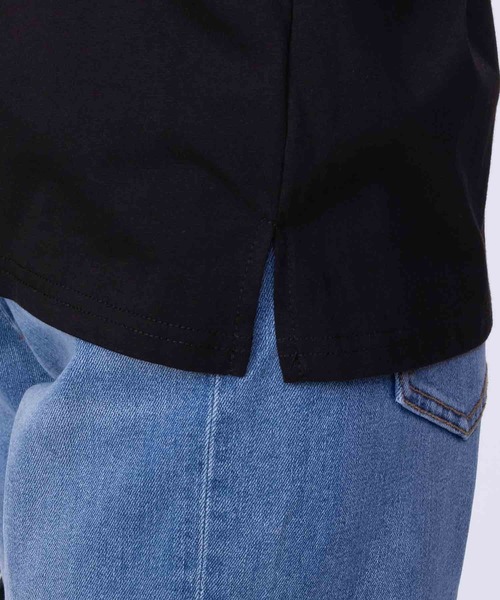 Howdy Marie（ハウディ―マリー）の「Howdy Marie 袖チュール 5分袖Ｔシャツ（Tシャツ/カットソー・レディース・チャコールグレー/オフホワイト/ブラック・M/L）」の11枚目の写真