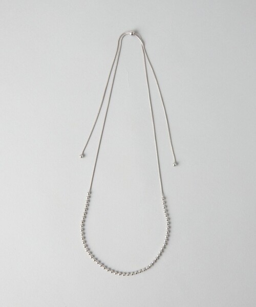 CITEN（シテン）の「＜CITEN＞スライドボール ツブツブ ネックレス（ネックレス・レディース・シルバー/ゴールド・FREE）」の5枚目の写真