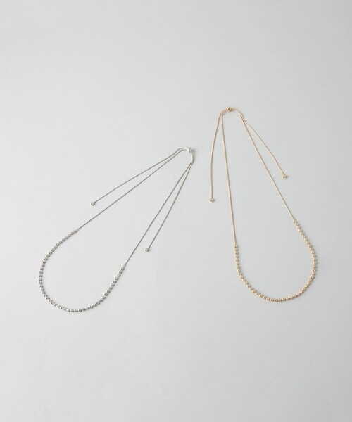 CITEN（シテン）の「＜CITEN＞スライドボール ツブツブ ネックレス（ネックレス・レディース・シルバー/ゴールド・FREE）」の9枚目の写真