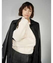 Ray BEAMS | RBS / モール キリカエ ハイネック ニット(ニット/セーター)