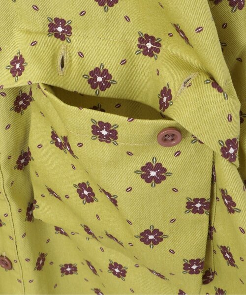 p.premier（ピードットプルミエ）の「【リンク】いいことありそうなクローバー総柄シャツジャケット（シャツ/ブラウス・キッズ・イエロー/ネイビー/アイボリー・140/90/100/110/120/80/130）」の19枚目の写真