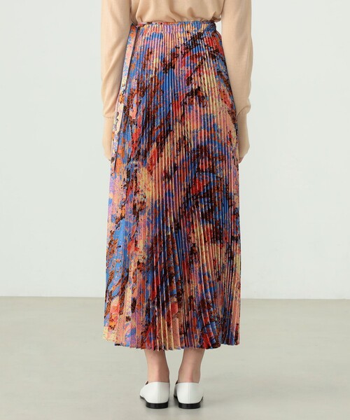 TOMORROWLAND .B ポリエステル ジオメトリックプリントスカート TOMORROWLAND .B（トゥモローランドビー）の「□ポリエステル ジオ