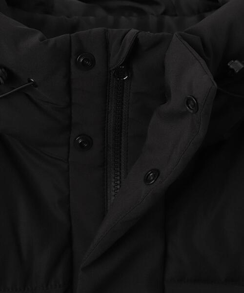 WEGO(ウィゴー)の「WEGO/カラーブロックパテッドフードブルゾン(ダウンジャケット/コート・メンズ・ベージュ/ホワイト/ブラック・MEDIUM/LARGE)」の9枚目の写真