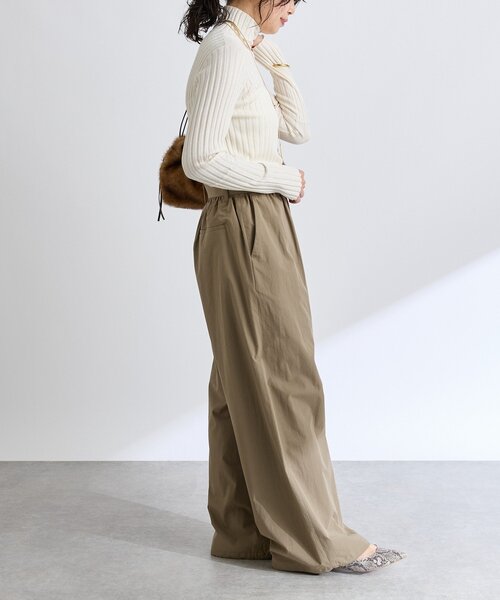 美品✨リヴドロワ【シルク混の柔らかさ】シルクカシミヤリブニット シルク混の柔らかさ】シルクカシミヤリブニット | RIVE DROITE