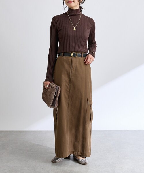 新色追加・リバイバル】シルクカシミヤリブニット（ニット/セーター