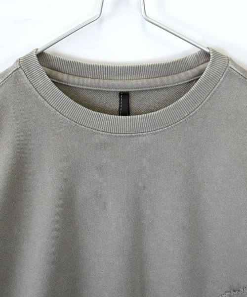 Starting Over(スターティングオーバー)の「sulfur dyeing cut off switching hard wash sweat shirt/硫化染め カットオフ 切り替えスウェットシャツ(スウェット・メンズ・ベージュ/チャコールグレー/ブラック・M/L/XL)」の5枚目の写真