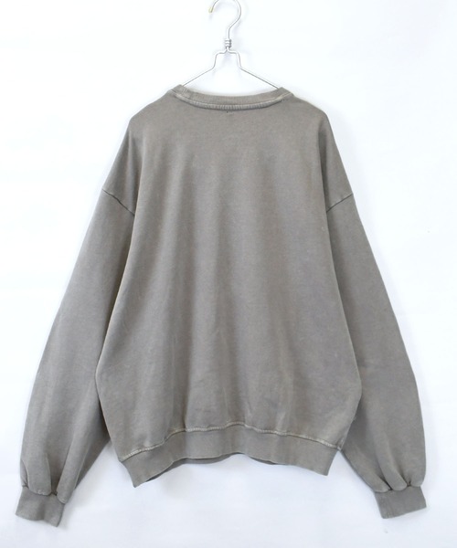 Starting Over(スターティングオーバー)の「sulfur dyeing cut off switching hard wash sweat shirt/硫化染め カットオフ 切り替えスウェットシャツ(スウェット・メンズ・ベージュ/チャコールグレー/ブラック・M/L/XL)」の4枚目の写真