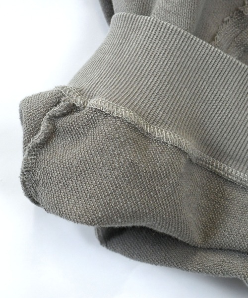 Starting Over(スターティングオーバー)の「sulfur dyeing cut off switching hard wash sweat shirt/硫化染め カットオフ 切り替えスウェットシャツ(スウェット・メンズ・ベージュ/チャコールグレー/ブラック・M/L/XL)」の8枚目の写真