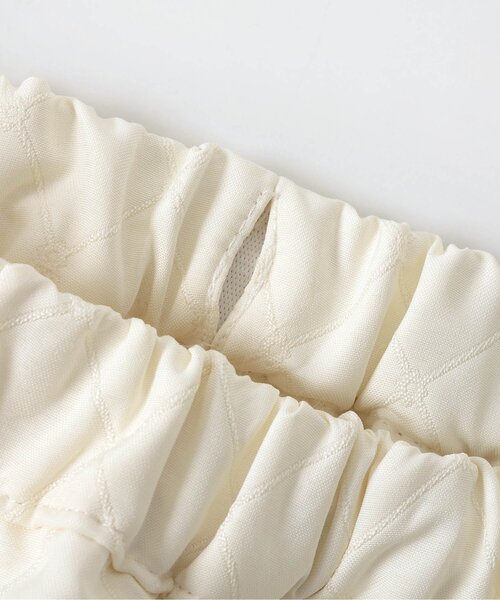 apres les cours（アプレレクール）の「パール付キルトセットアップ_アプレレクールマシェリ（セットアップ・キッズ・ブラック/アイボリー・80/90/100/110/120/130/140）」の4枚目の写真