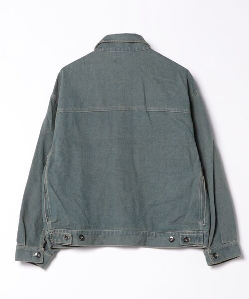 SPINNS（スピンズ）の「ストリート＆古着MIX/ショート丈デニムジャケット（デニムジャケット・メンズ・ブラック/ブルー/ワンウォッシュ・ONESIZE）」の4枚目の写真